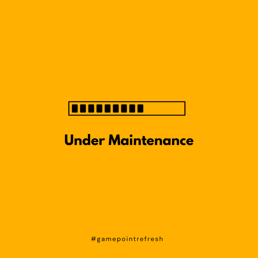Loading screen with hashtag gamepointrefresh